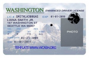 Washington Drivers License PSD | Template photoshop